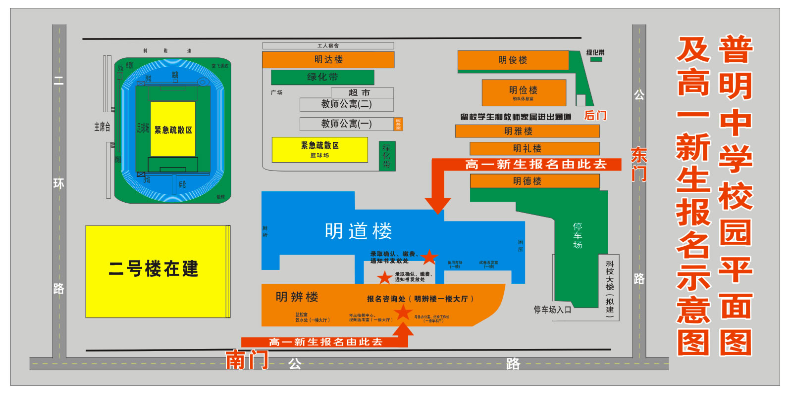 报名点位示意图