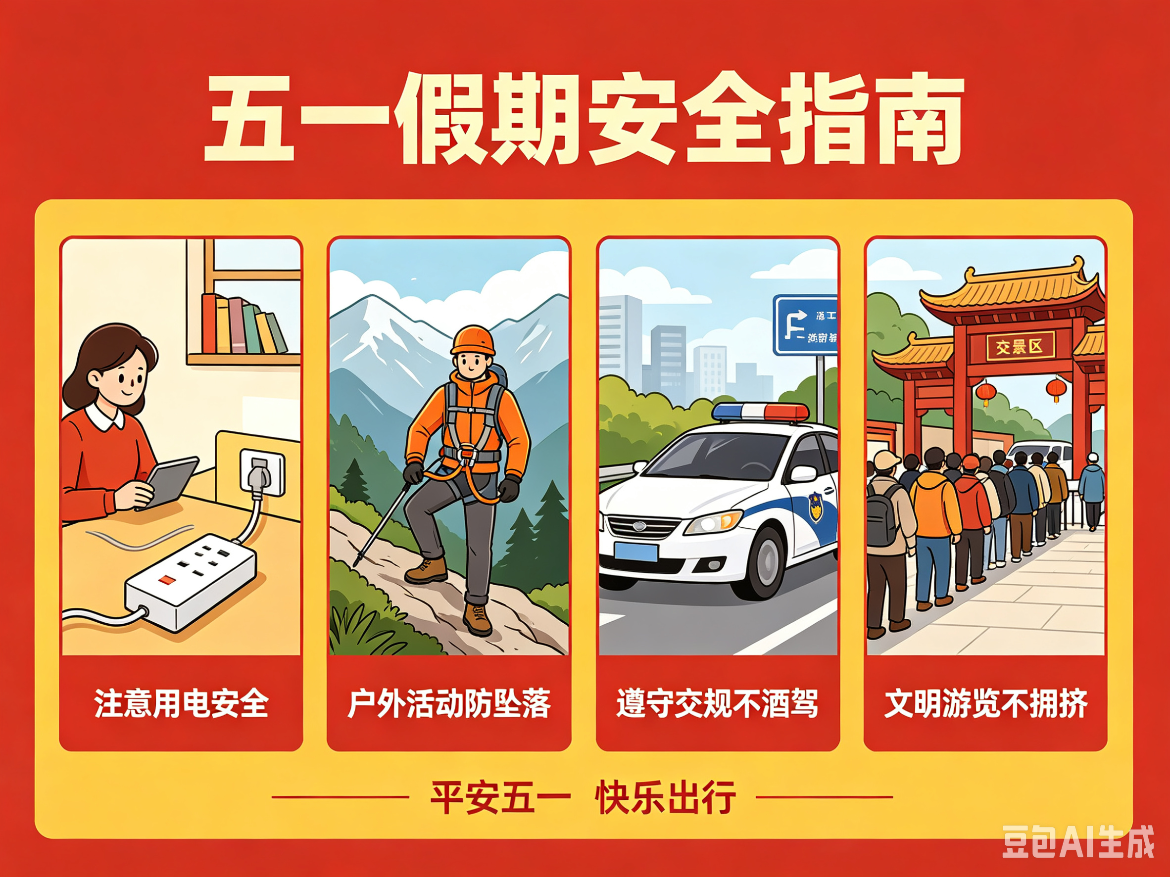 盛世五一行致远 平安护航助韶华